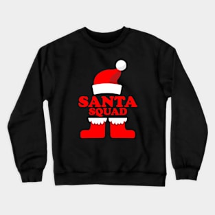 Santa Squad logo design Crewneck Sweatshirt